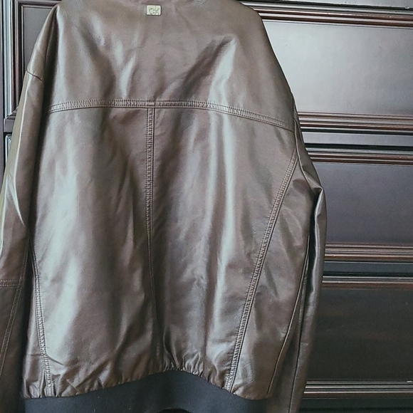 Calvin Klein Small Faux Leather Jacket - Picture 3 of 8